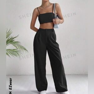Shein Black Two piece set